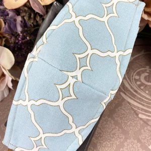 Handsewn Face Mask - Light Turquoise